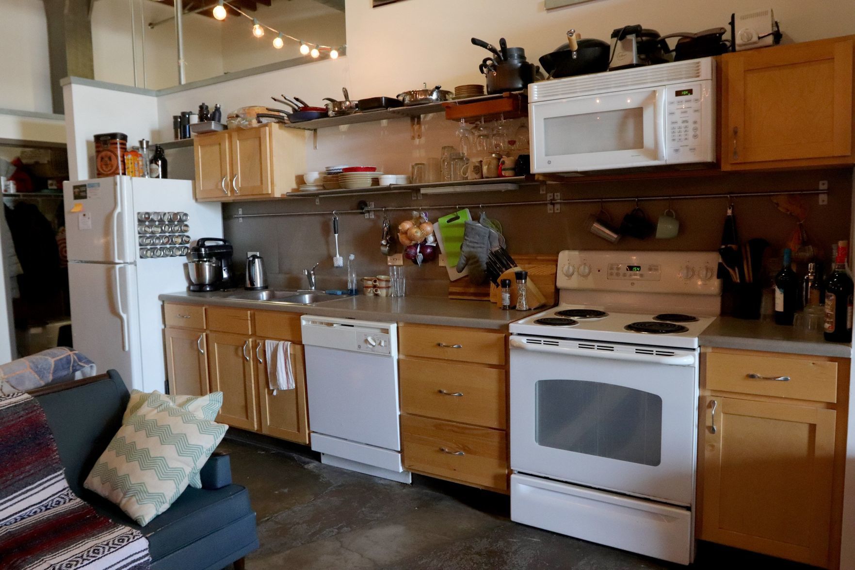 At Home in a Downtown loft